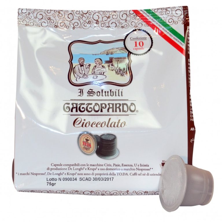 80 capsule To.da Gattopardo Cioccolato compatibili nespresso